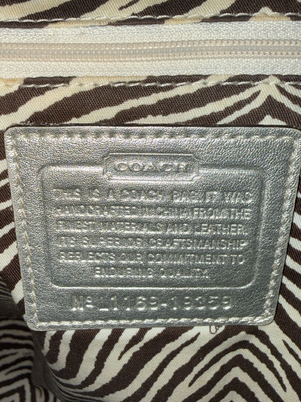 Coach Hamptons Raffia Tote with Python Embossed Leather Trim - Style 19359 - Picture 3 of 15